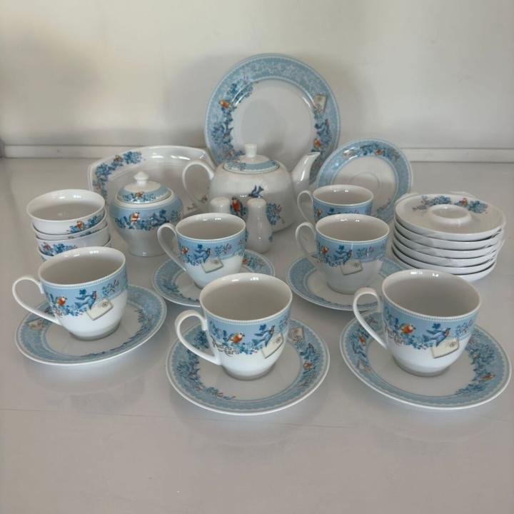 36 Parça 6 Kişilik Porselen Kahvaltı Takımı