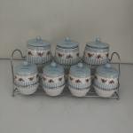 Lavin Porselen 15 Parça Standlı Baharat Seti