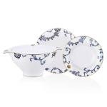 Mavi 12 Kişilik 70 Parça Royal Bone China Yemek Takımı