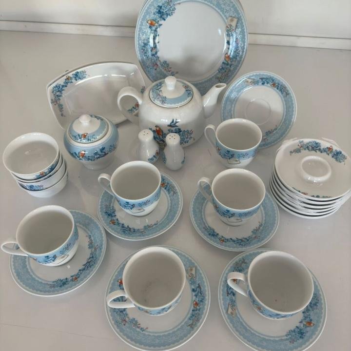 36 Parça 6 Kişilik Porselen Kahvaltı Takımı