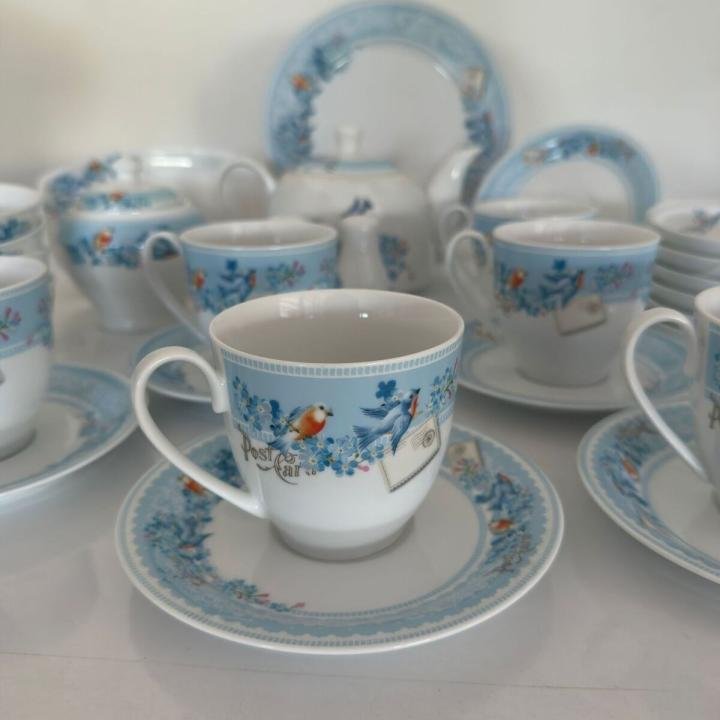 36 Parça 6 Kişilik Porselen Kahvaltı Takımı