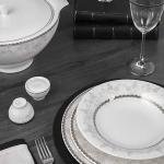 Clementine 12 Kişilik 70 Parça Royal Bone China Yemek Takımı