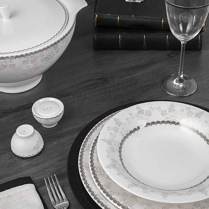 Clementine 12 Kişilik 70 Parça Royal Bone China Yemek Takımı